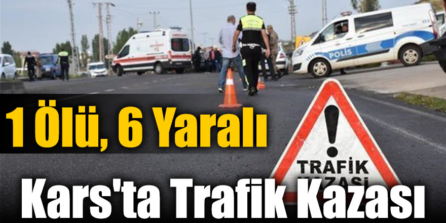 Kars'ta Trafik Kazası: 1 Ölü, 6 Yaralı