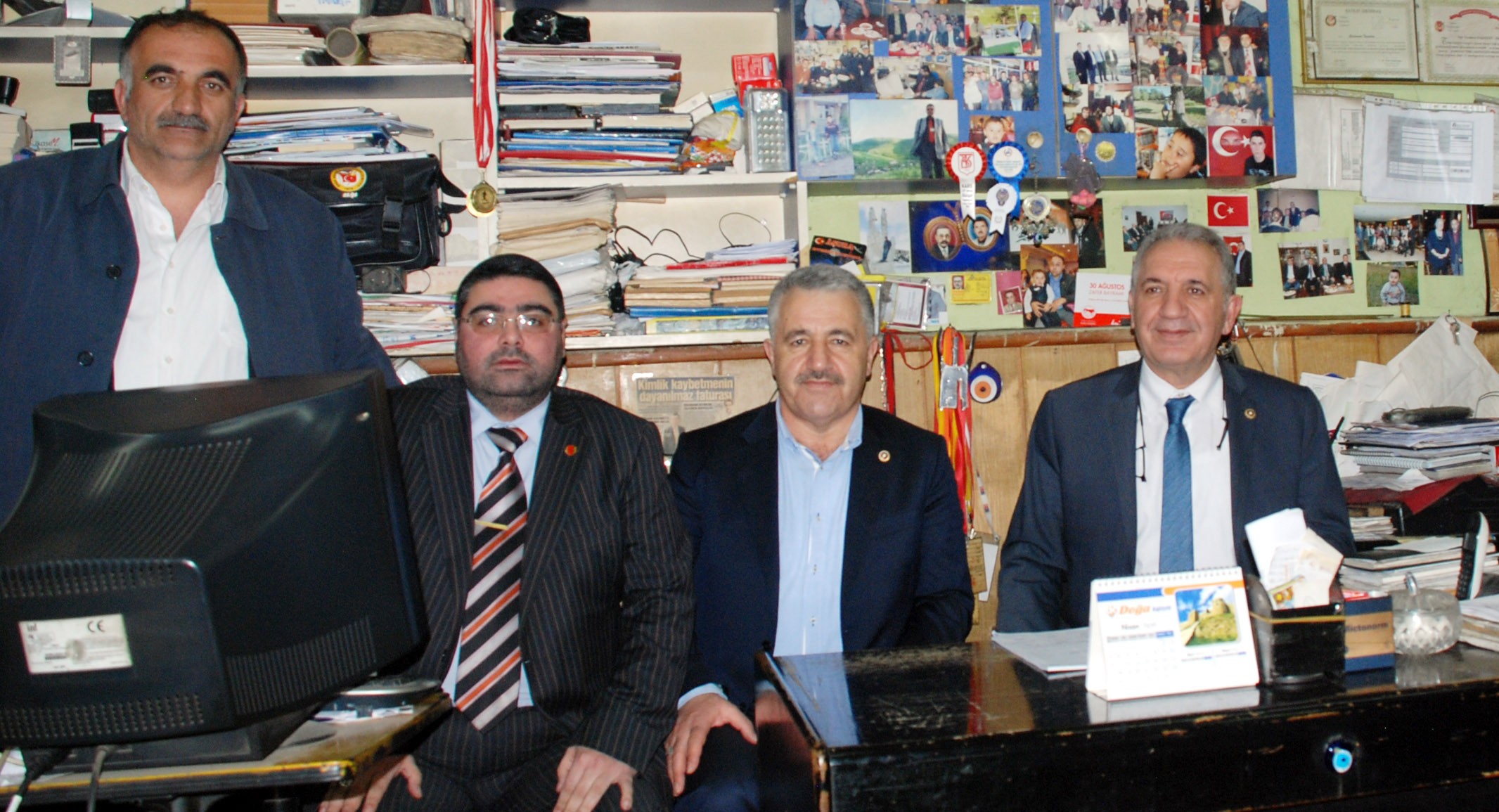 Vekillerden KKDGC Başkanı Daşdelen'e Tebrik Ziyareti