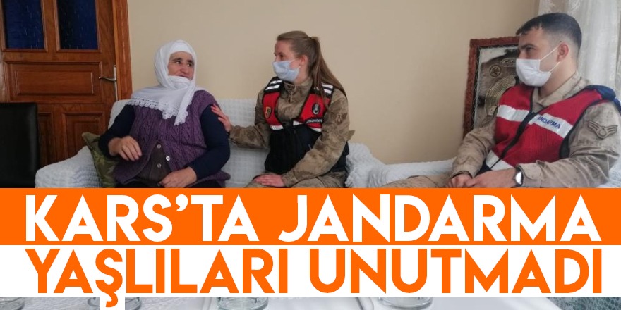 Kars’ta Jandarma Yaşlıları Unutmadı