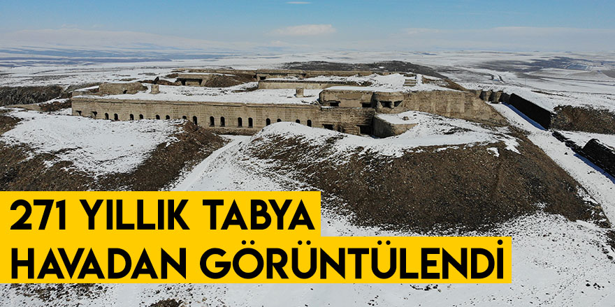 271 Yıllık Tabya Havadan Görüntülendi