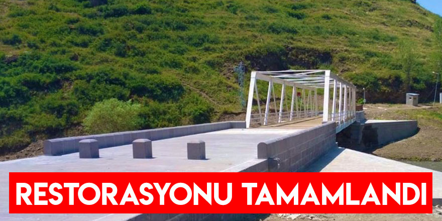 Tarihi Şahnalar Köprüsü’nün Restorasyonu Tamamlandı