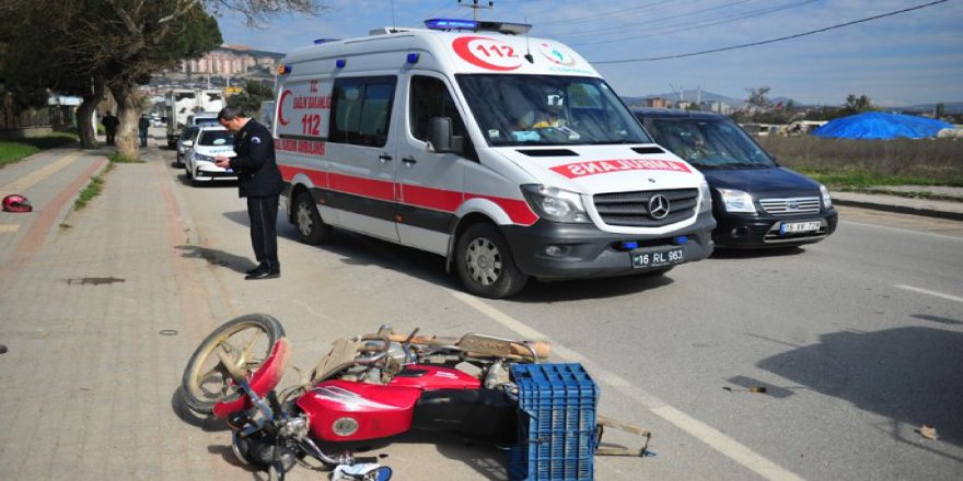 Kars'ta Motosiklet kamyonla çarpıştı 1 ölü!