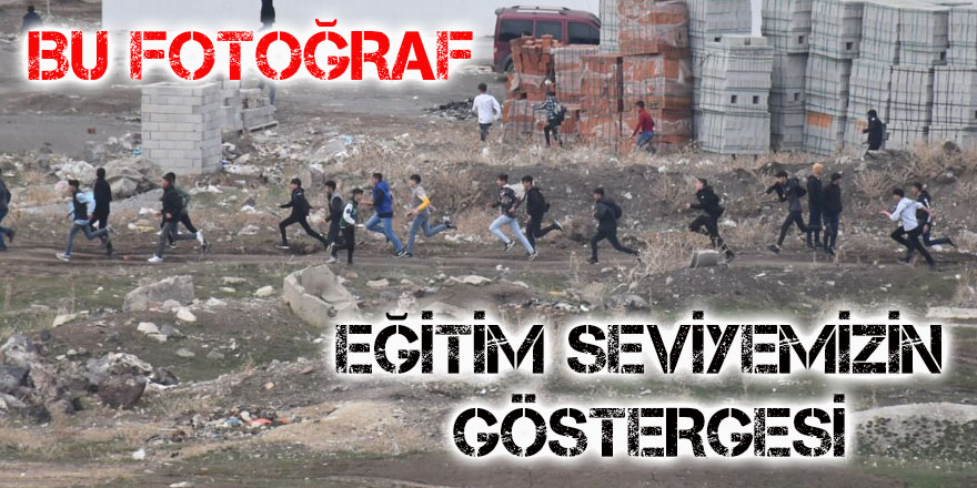 Bu Fotoğraf Eğitim Seviyemizin Göstergesi!