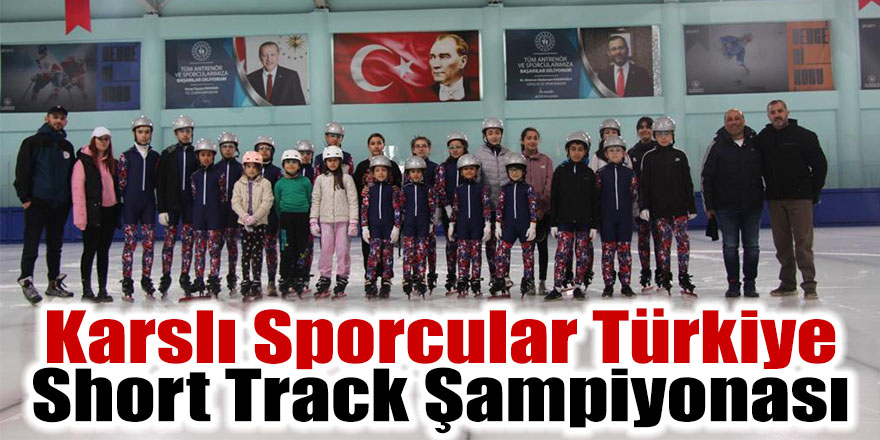 Karslı sporcular Türkiye Short Track Şampiyonasına hazır