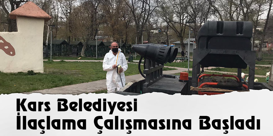 Kars Belediyesi İlaçlama Çalışmasına Başladı