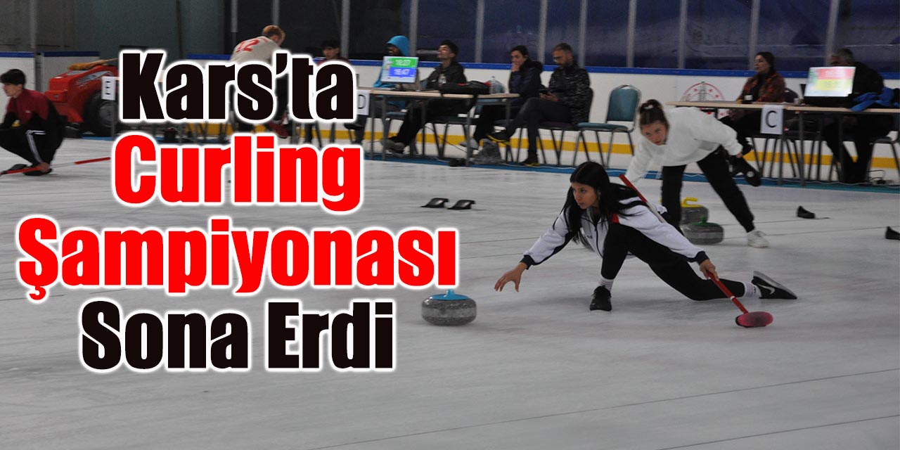 Kars’ta Curling Şampiyonası sona erdi