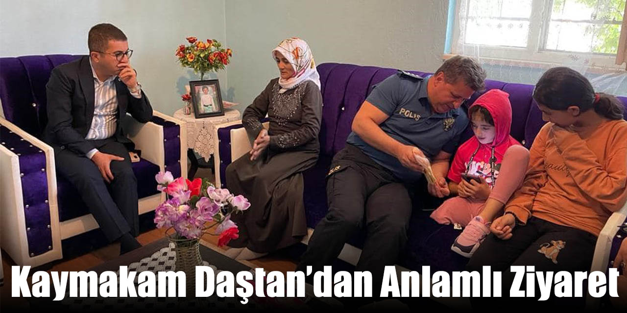 Kaymakam Daştan’dan anlamlı ziyaret