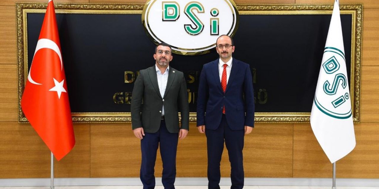 Çalkın, DSİ Genel Müdürü Mehmet Akif Balta’yı ziyaret etti