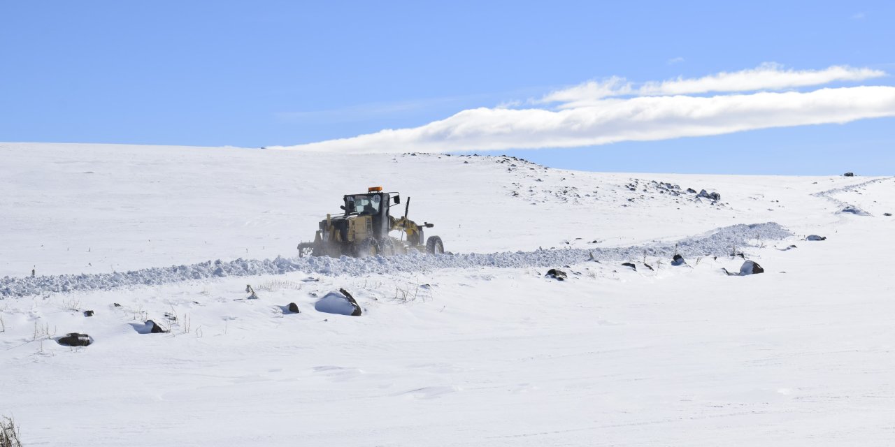 Kars'ta etkili olan soğuk hava hayatı olumsuz etkiledi