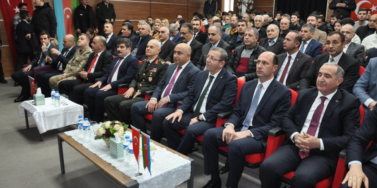Azerbaycan’ın merhum Cumhurbaşkanı Aliyev Kars’ta anıldı