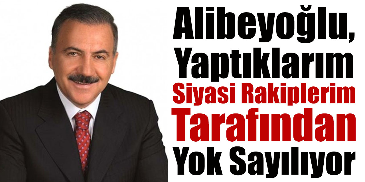 Alibeyoğlu, Yaptıklarım Siyasi Rakiplerim Tarafından Yok Sayılıyor