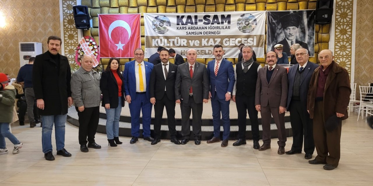 Kars, Ardahan, Iğdırlılar Derneği’nden Kültür ve Kaz Gecesi Programı