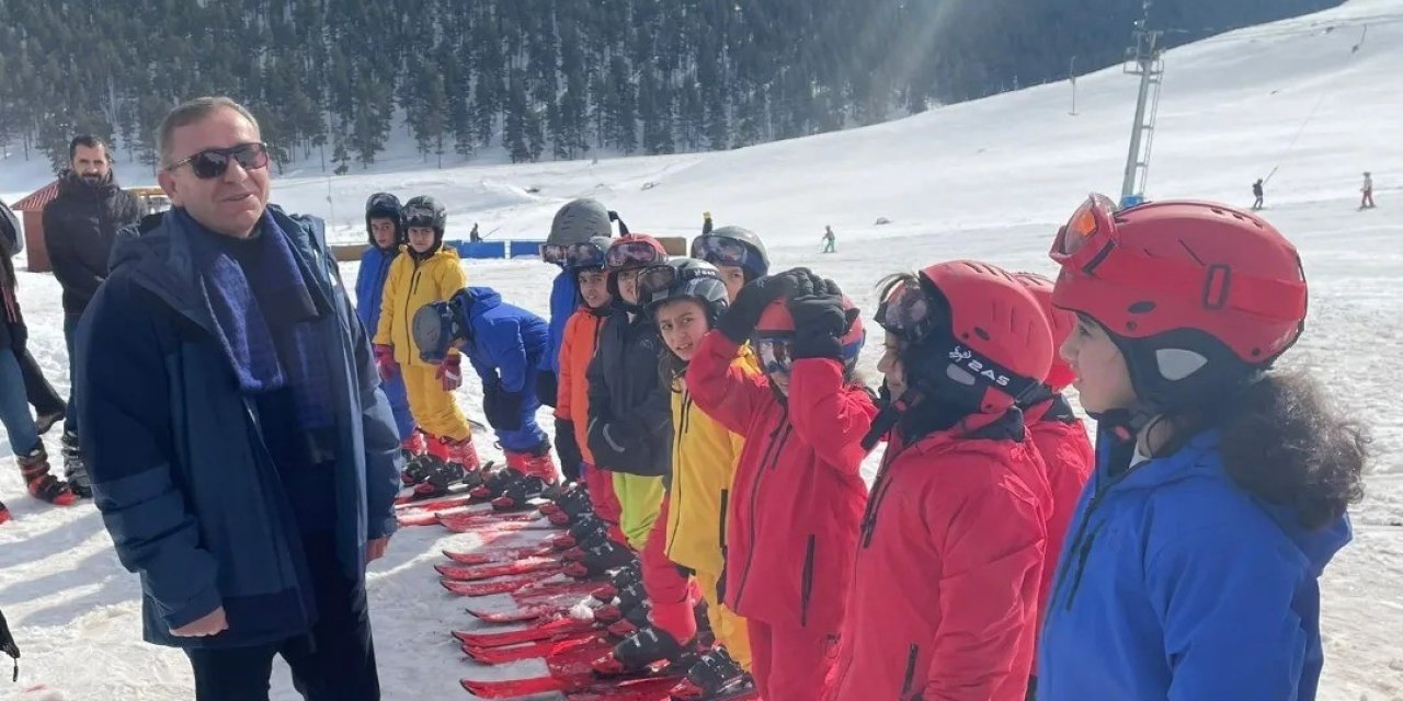 Geleceğin kayakçılar Kars’ta yetişiyor