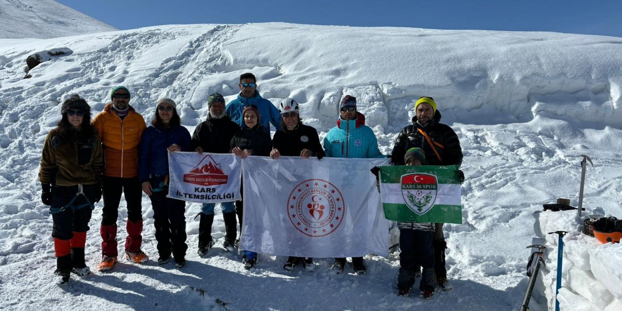 Kars’ta 7 dağcı eğitim aldı