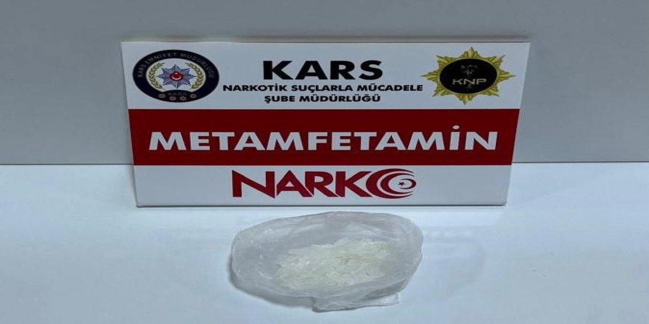 Kars'ta metamfetamin ele geçirildi