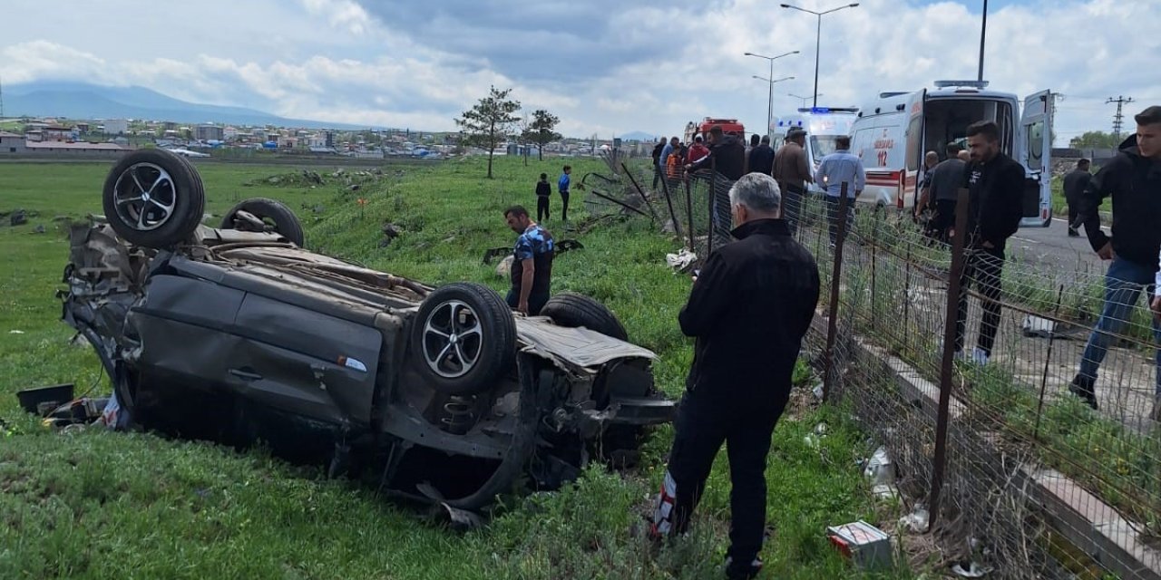 Kars’ta trafik kazası: 1 yaralı