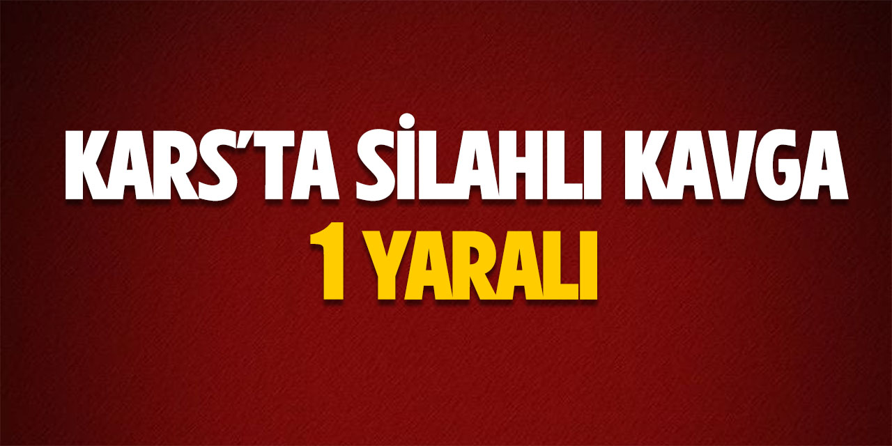 Kars'ta silahlı kavga: 1 yaralı