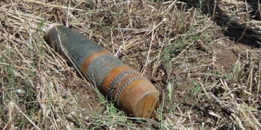 Kars'ta bulunan 6 tank topu mermisi imha edildi