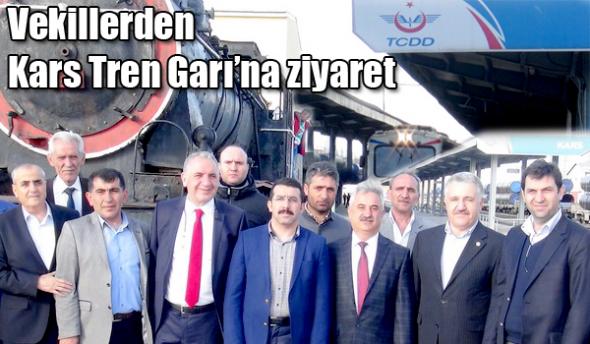 Vekillerden Kars Tren Garı´na ziyaret