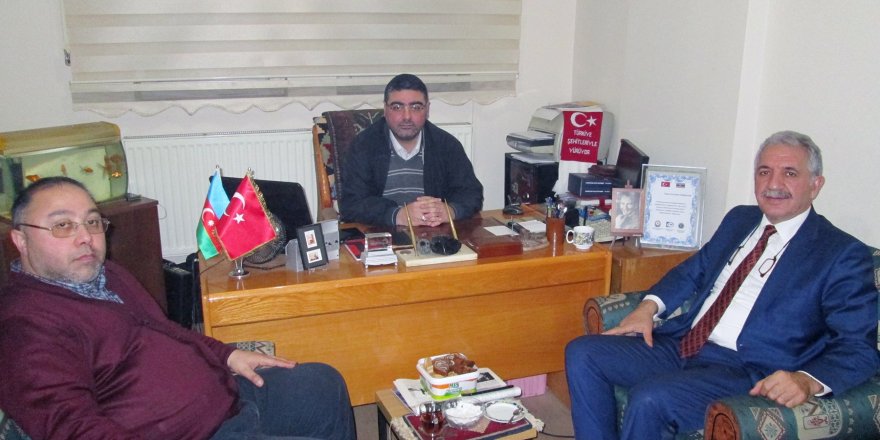 AK Parti Milletvekili Beyribey’den Kars Kuzey Doğu Gazeteciler Cemiyetine ziyaret