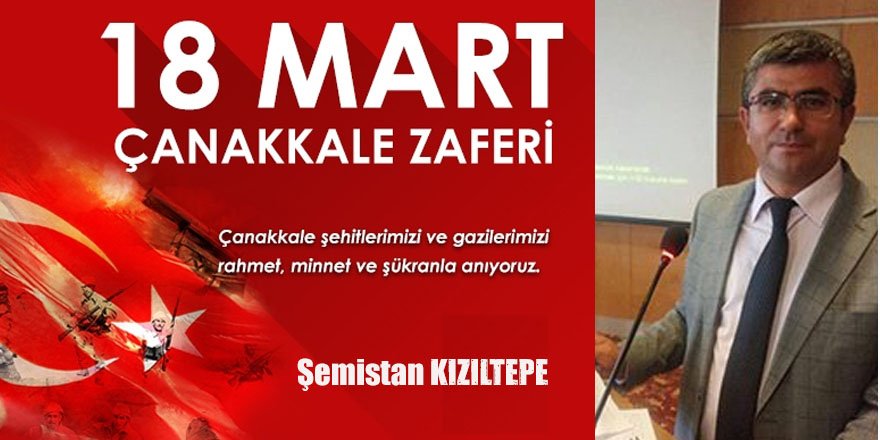 Başkan Kızıltepe'den 18 Mart Çanakkale Zaferi mesajı