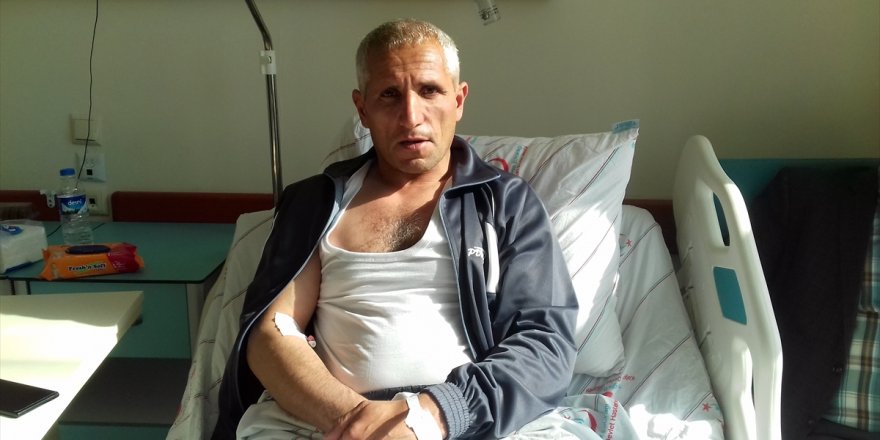Kars'ta maganda kurşunu isabet eden işçi yaralandı