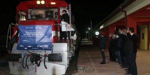 Türkiye'den Çin'e giden ilk ihracat treni Sivas'ta
