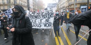 Paris'te Küresel Güvenlik Yasası'na karşı protesto: 50 gözaltı