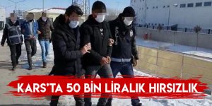 Kars’ta 50 Bin Liralık Hırsızlık