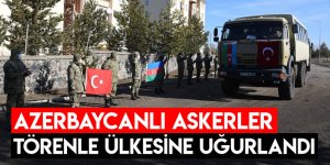Azerbaycanlı Askerler Törenle Ülkesine Uğurlandı